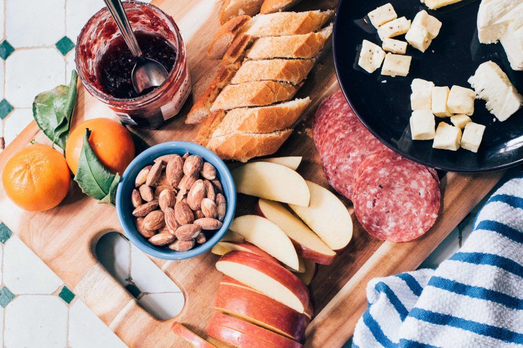 No-cook camping dinner ideas, cheeseboard