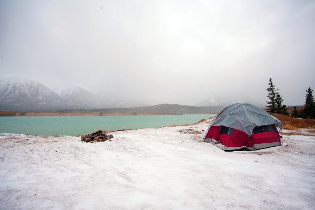 Camping in the Winter