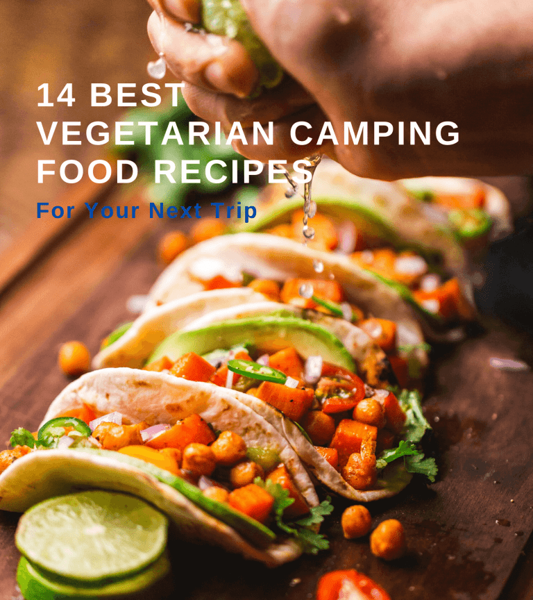 Vegetarian camping food