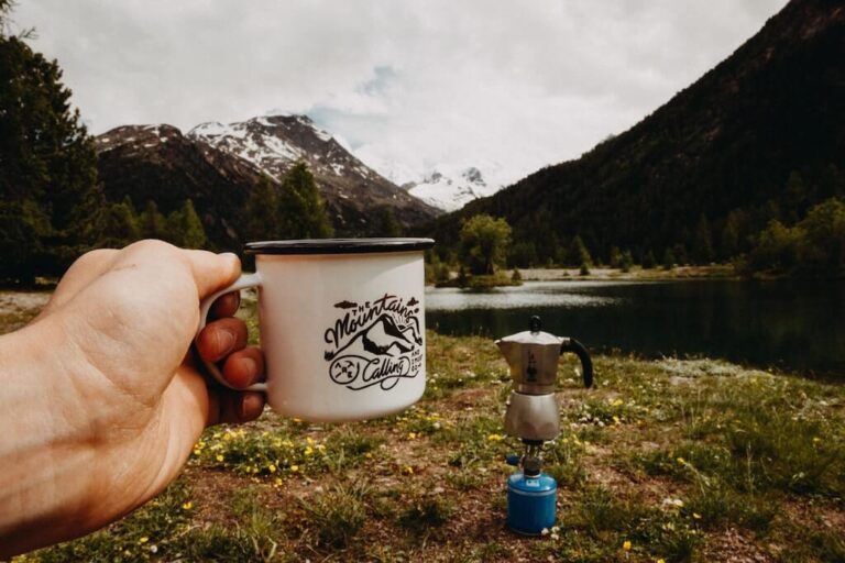 hiking coffee