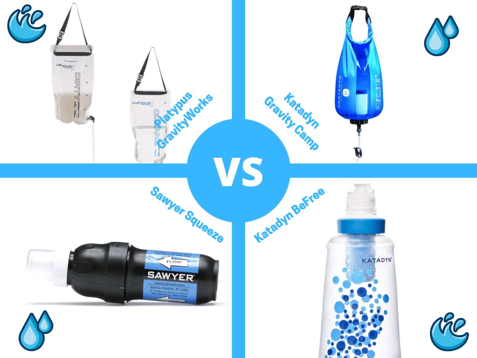 Best Backpacking Water Filter: Platypus vs Katadyn vs Sawyer