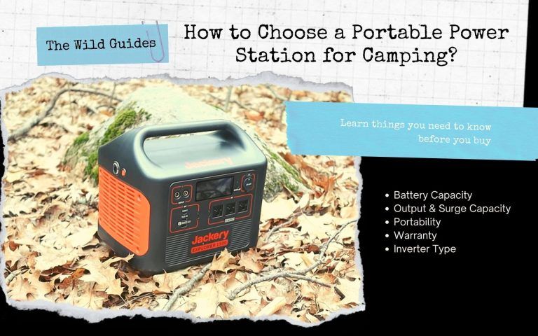 How to choose a portable power station for camping
