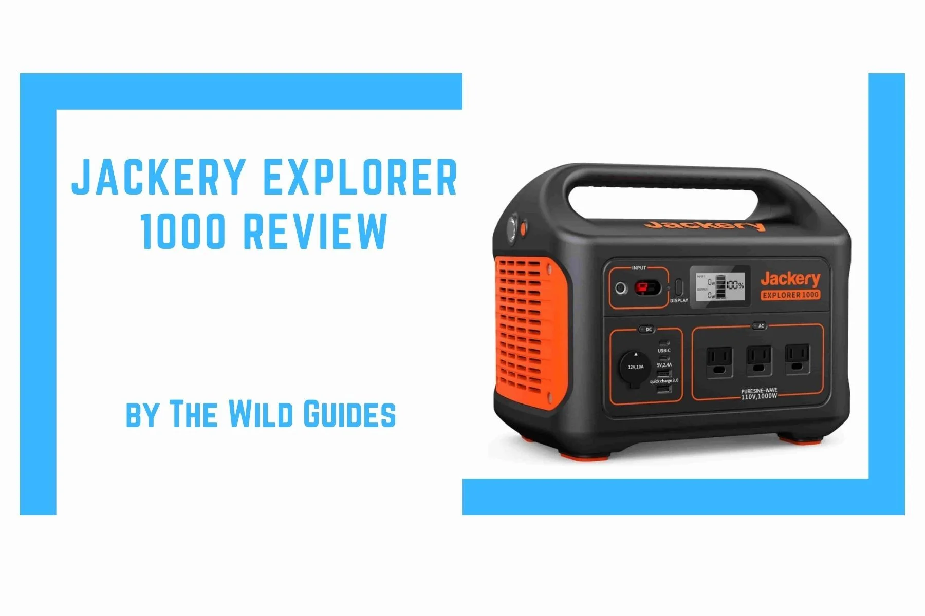 Jackery Explorer 500 Portable Power Station Review in 4K